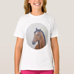 Majestätisches Pferdeporträt T-Shirt