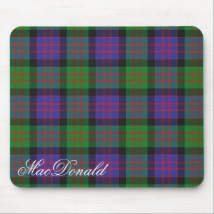 Majestätisches schottisches Clan MacDonald Tartan Mousepad