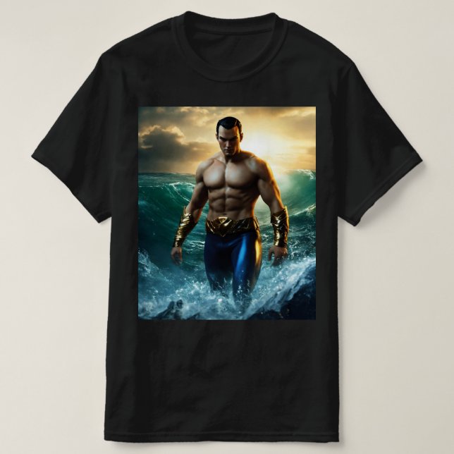 Majestätisches Superheldendesign T-Shirt (Design vorne)