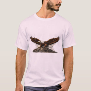 Majestätisches Weißkopfseeadler auf Felsen Grafik T-Shirt
