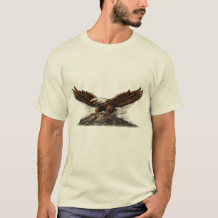Majestätisches Weißkopfseeadler auf Felsen Grafik  T-Shirt