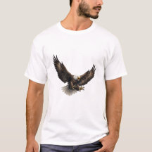 Majestätisches Weißkopfseeadler-Grafik-T-Shirt