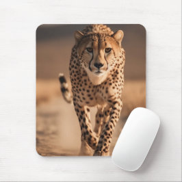 Majestätisches Wildes Gepard-Lauf-Foto Mousepad