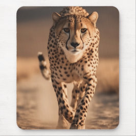 Majestätisches Wildes Gepard-Lauf-Foto Mousepad