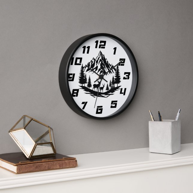 Majestätisches Wildleben Uhr (Büro)