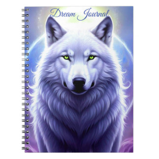 Majestätisches Wolf-Traumtagebuch Notizblock
