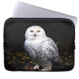 Majestätliche Winter-Schneeeule Laptopschutzhülle