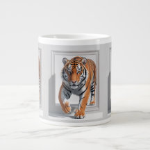 Majestic 3D Tiger Illustration | hyperrealistisch