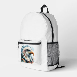 Majestic Adler im atemberaubenden Aquarellstil Bedruckter Rucksack