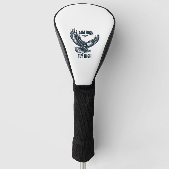 Majestic Adler im Flug Golf Headcover (Vorderseite)