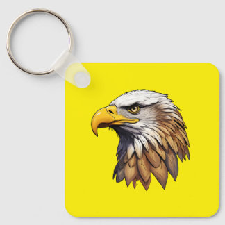 Majestic American Bald Eagle Head Patriotic USA Schlüsselanhänger