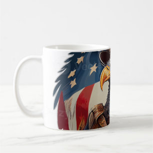 Majestic American Eagle - Patriotic Wildlife Art Kaffeetasse