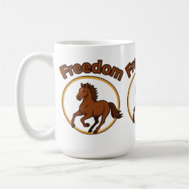 **Majestic Arabian Horse in the Golden Desert** Kaffeetasse