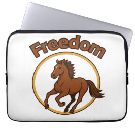 **Majestic Arabian Horse in the Golden Desert** Laptopschutzhülle