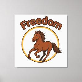 **Majestic Arabian Horse in the Golden Desert** Leinwanddruck