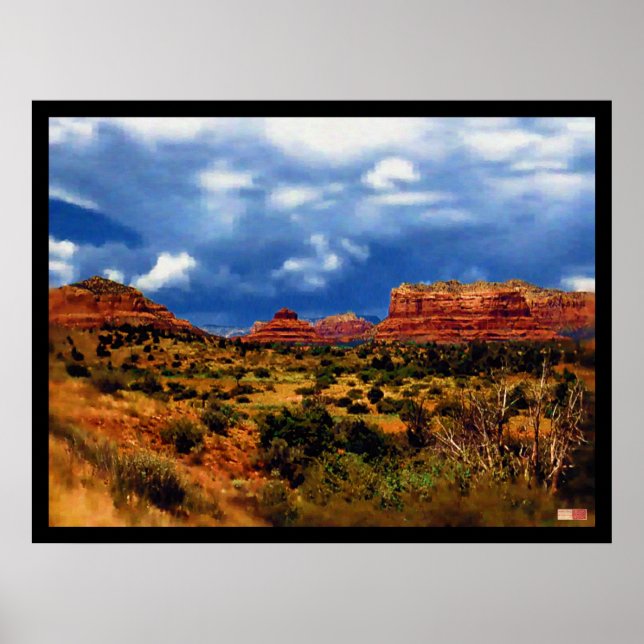 Majestic Arizona Desert 1 Poster (Vorne)