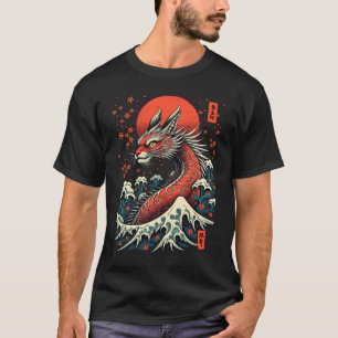 Majestic Artistic Japanisches Dragon Spirit T-Shir T-Shirt