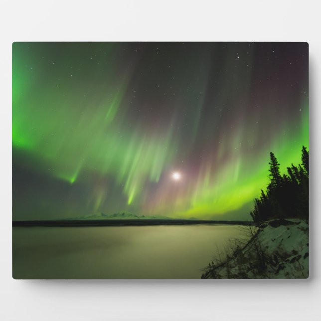 Majestic Aurora Fotoplatte (Vorderseite)