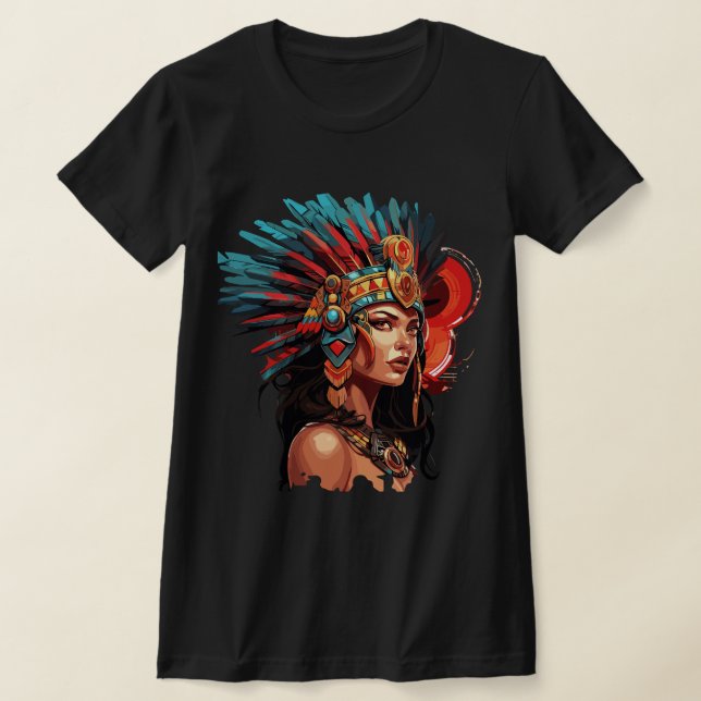 Majestic Aztec Queen T-Shirt (Ablage )