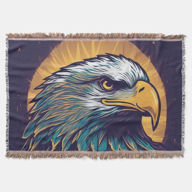 Majestic Bald Eagle Decke (Vorderseite)