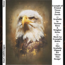 Majestic Bald Eagle, Ölstil Art EF5L Decoupage