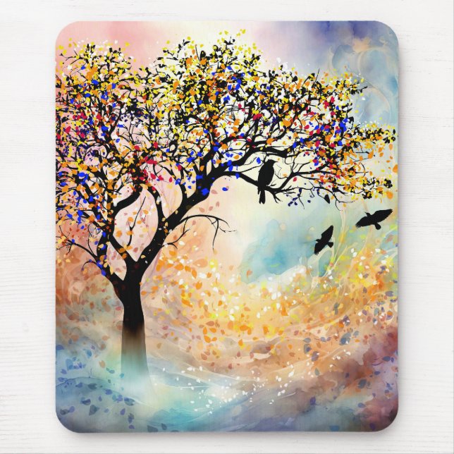 Majestic Baumlandschaft 480 Mousepad (Vorne)