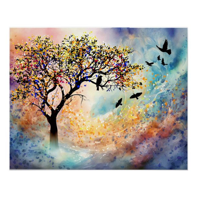 Majestic Baumlandschaft 480 Poster (Vorderseite)