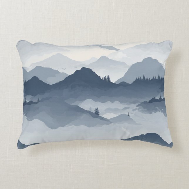 Majestic Berglandschaft Dekokissen (Vorderseite)