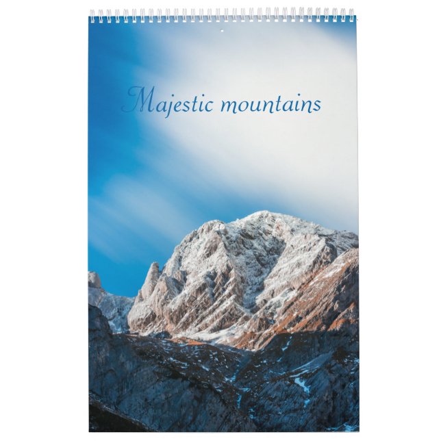 Majestic Berglandschaft Foto Kalender (Titelbild)