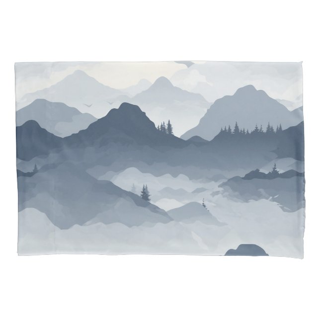 Majestic Berglandschaft Kissenbezug (Vorderseite)