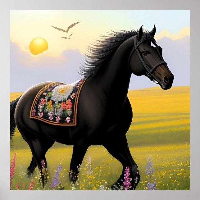 Majestic Black Race Poster (Vorne)