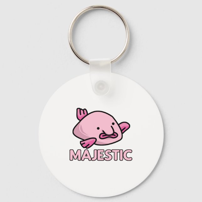 Majestic Blobfish Schlüsselanhänger (Vorderseite)