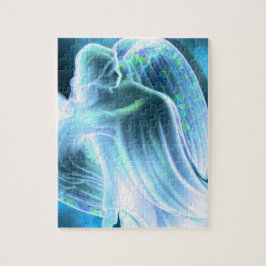 Majestic Blue Angel Puzzle