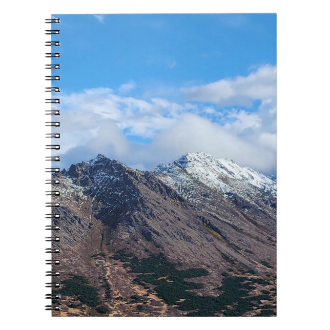 Majestic Blue Mountain Pittoresque Carnet spiral (Devant)
