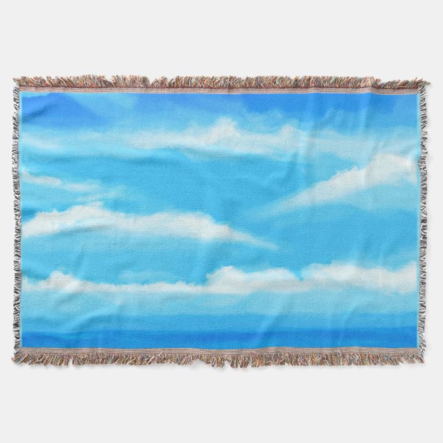 Majestic Blue Sky Malerei Decke (Vorderseite)