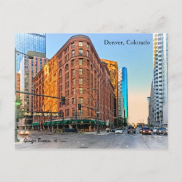 Majestic Brown Palace Hotel at Sunset, Denver, CO Postkarte