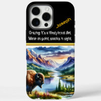 Majestic Buffalo Grazing