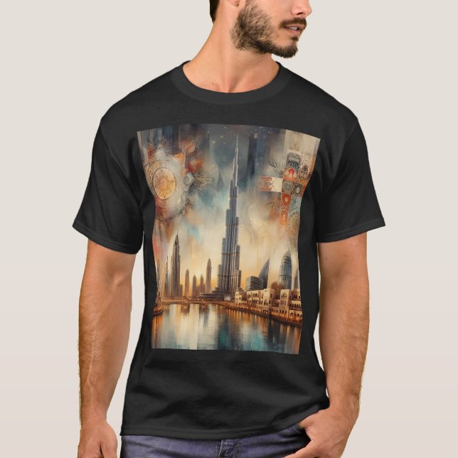 Majestic Burj Khalifa T-Shirt (Vorderseite)