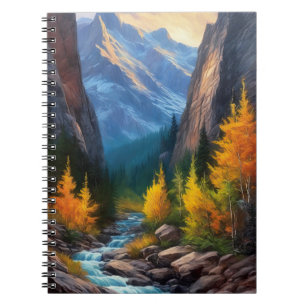 Majestic Canyon Embraced by Herbst Notizblock