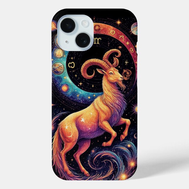 Majestic Capricorn Kunst Case-Mate iPhone Hülle (Rückseite)