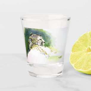 Majestic Cheetah Shot Glass Schnapsglas