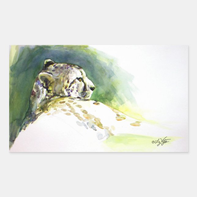 Majestic Cheetah Sticker (Vorderseite)