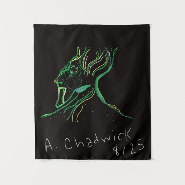 Majestic Constellation Small Tapestry Wandteppich (Vorderseite)