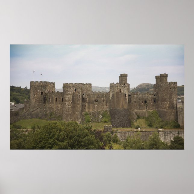 Majestic Conwy castle Poster (Vorne)