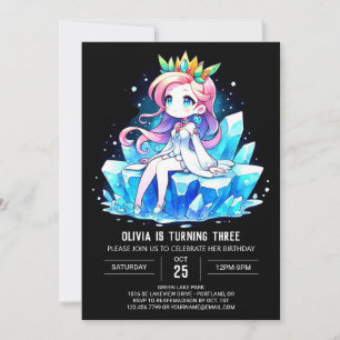 Majestic Custom Princess Birthday Einladung