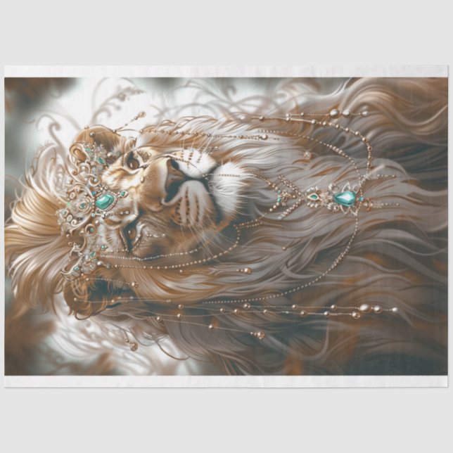 Majestic-Decoupage Seidenpapier (Vorderseite)