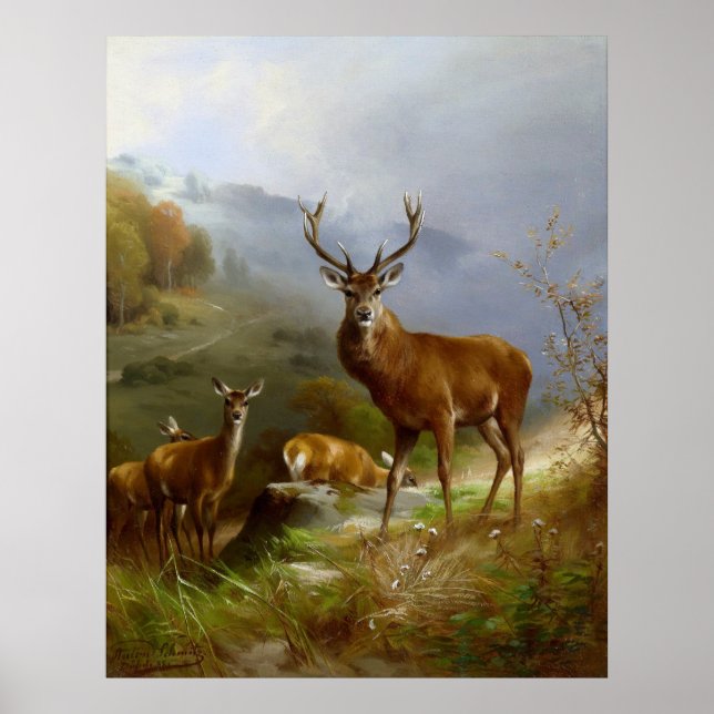 Majestic Deer ~ Poster (Vorne)