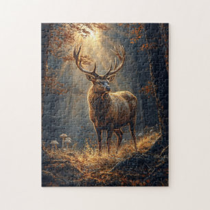 Majestic Deer Stag im Wald