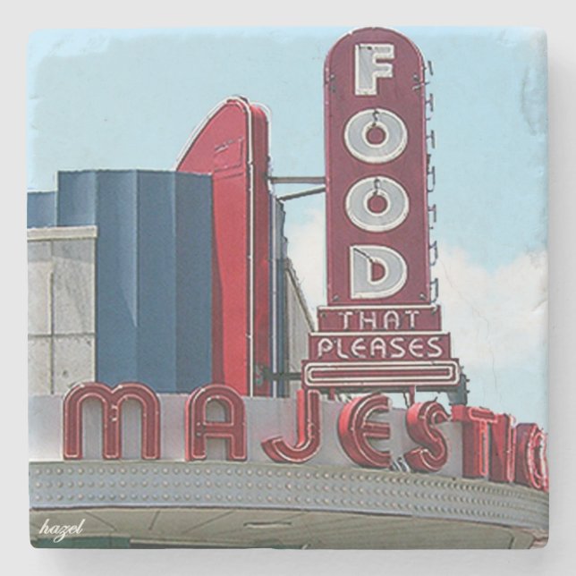 Majestic Diner Atlanta, Majestic Diner, Majestic Steinuntersetzer (Vorderseite)