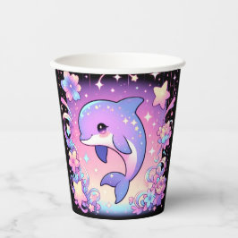 Majestic Dolphin Baby Dusche Pappbecher